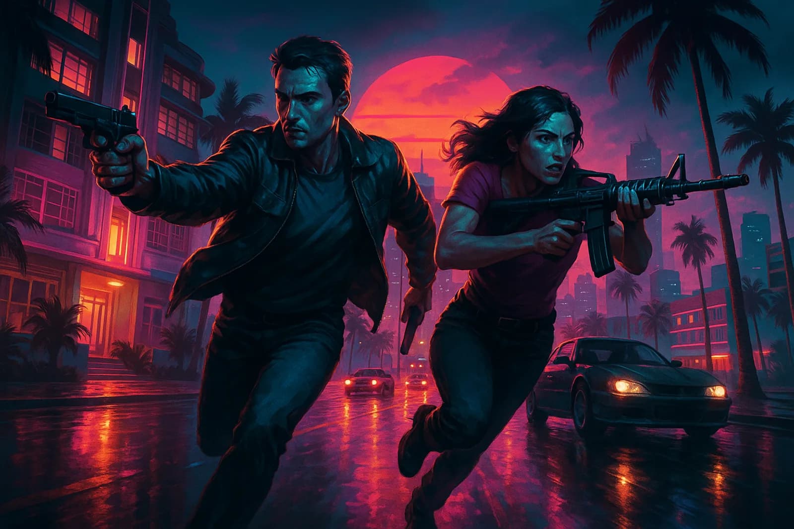 GTA 6 második trailer — Jason és Lucia akcióban Vice Cityben